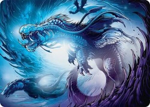 Roiling Dragonstorm Art Card (33/54) [Tarkir: Dragonstorm Art Series] MTG Single Magic: The Gathering | Red Claw Gaming