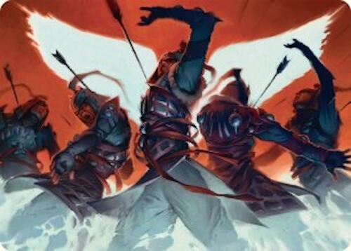 Desperate Measures Art Card (11/54) [Tarkir: Dragonstorm Art Series] MTG Single Magic: The Gathering | Red Claw Gaming