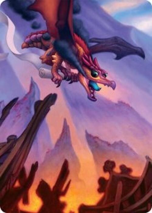 Scavenger Regent Art Card (45/54) [Tarkir: Dragonstorm Art Series] MTG Single Magic: The Gathering | Red Claw Gaming
