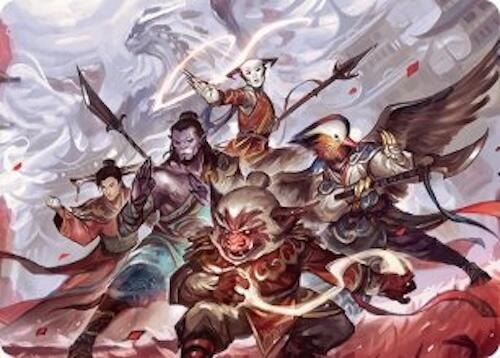 Will of the Jeskai Art Card (54/54) [Tarkir: Dragonstorm Art Series] MTG Single Magic: The Gathering | Red Claw Gaming