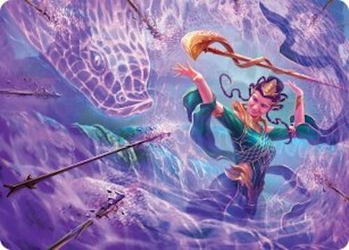 Snakeskin Veil Art Card (19/54) [Tarkir: Dragonstorm Art Series] MTG Single Magic: The Gathering | Red Claw Gaming