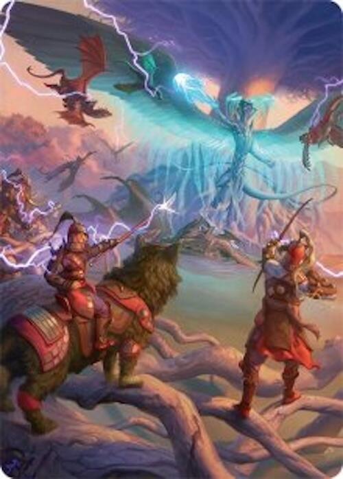 All-Out Assault Art Card (50/54) [Tarkir: Dragonstorm Art Series] MTG Single Magic: The Gathering | Red Claw Gaming