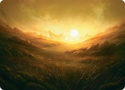 Plains Art Card (31/54) [Tarkir: Dragonstorm Art Series] MTG Single Magic: The Gathering | Red Claw Gaming
