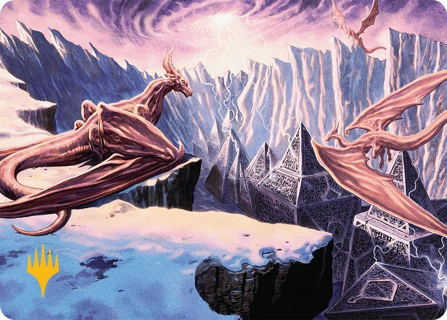 Maelstrom of the Spirit Dragon (42/54) (Gold-Stamped) [Tarkir: Dragonstorm Art Series] MTG Single Magic: The Gathering | Red Claw Gaming