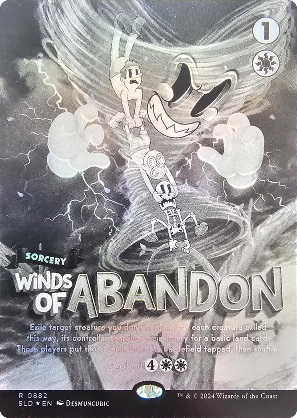 Winds of Abandon (Black & White Foil) [Secret Lair Drop Series] MTG Single Magic: The Gathering | Red Claw Gaming