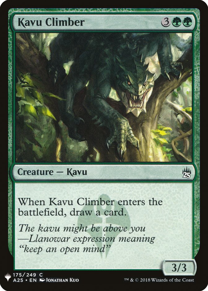 Kavu Climber [Mystery Booster] MTG Single Magic: The Gathering | Red Claw Gaming