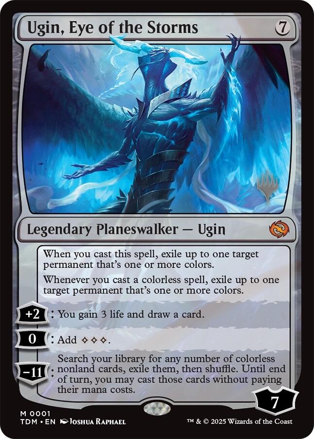 Ugin, Eye of the Storms [Tarkir: Dragonstorm Promos] MTG Single Magic: The Gathering | Red Claw Gaming