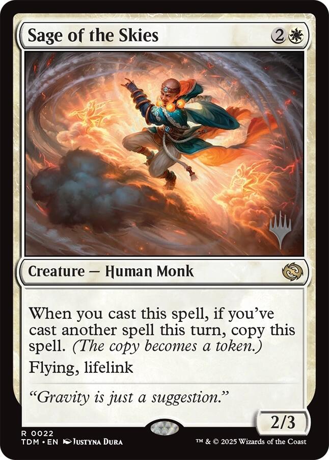 Sage of the Skies [Tarkir: Dragonstorm Promos] MTG Single Magic: The Gathering | Red Claw Gaming