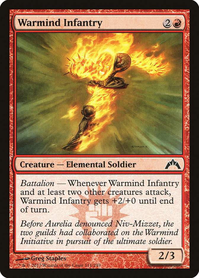 Warmind Infantry [Gatecrash] MTG Single Magic: The Gathering | Red Claw Gaming