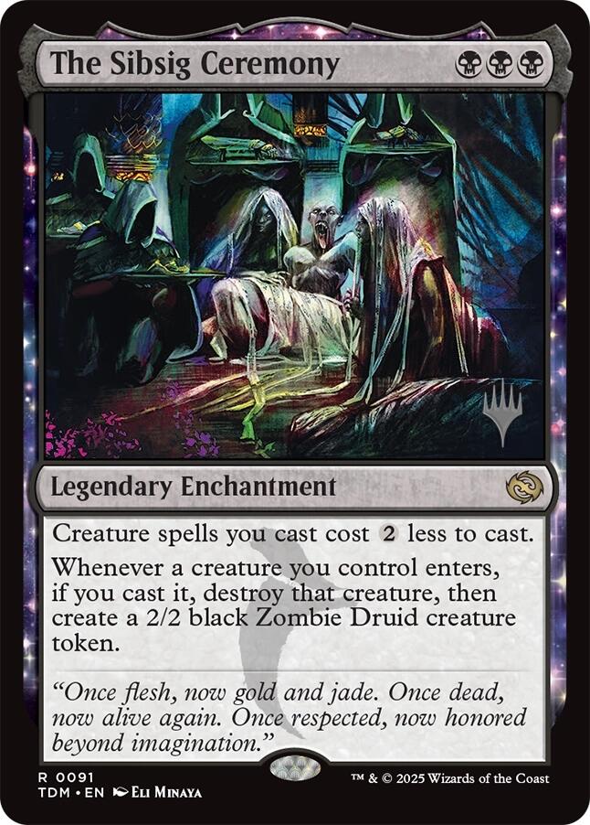 The Sibsig Ceremony [Tarkir: Dragonstorm Promos] MTG Single Magic: The Gathering | Red Claw Gaming