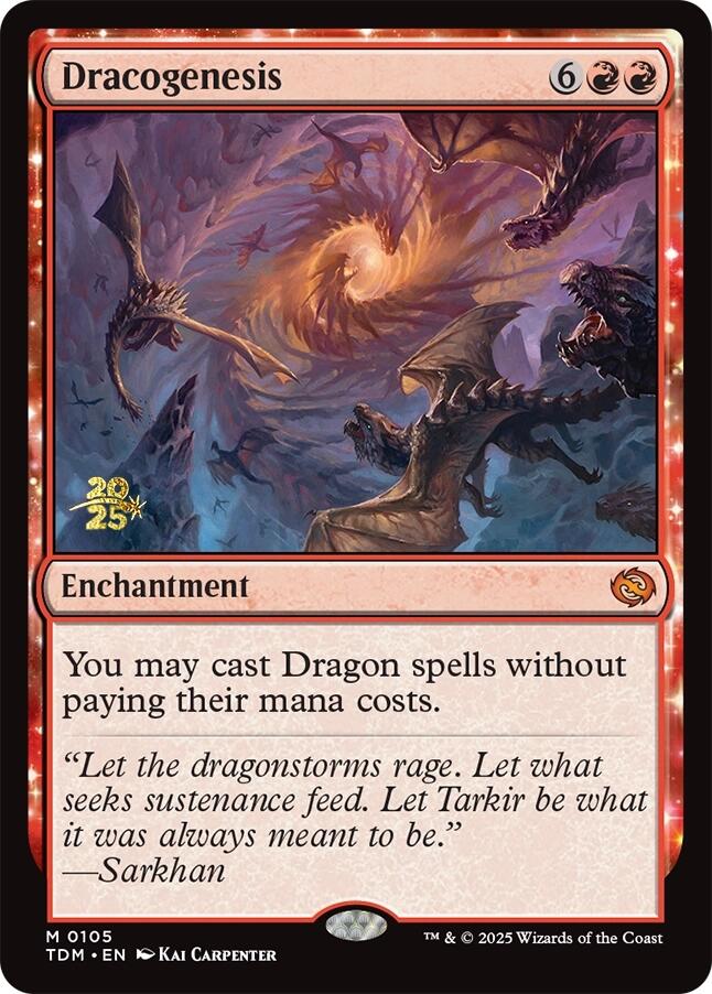 Dracogenesis [Tarkir: Dragonstorm Prerelease Promos] MTG Single Magic: The Gathering | Red Claw Gaming