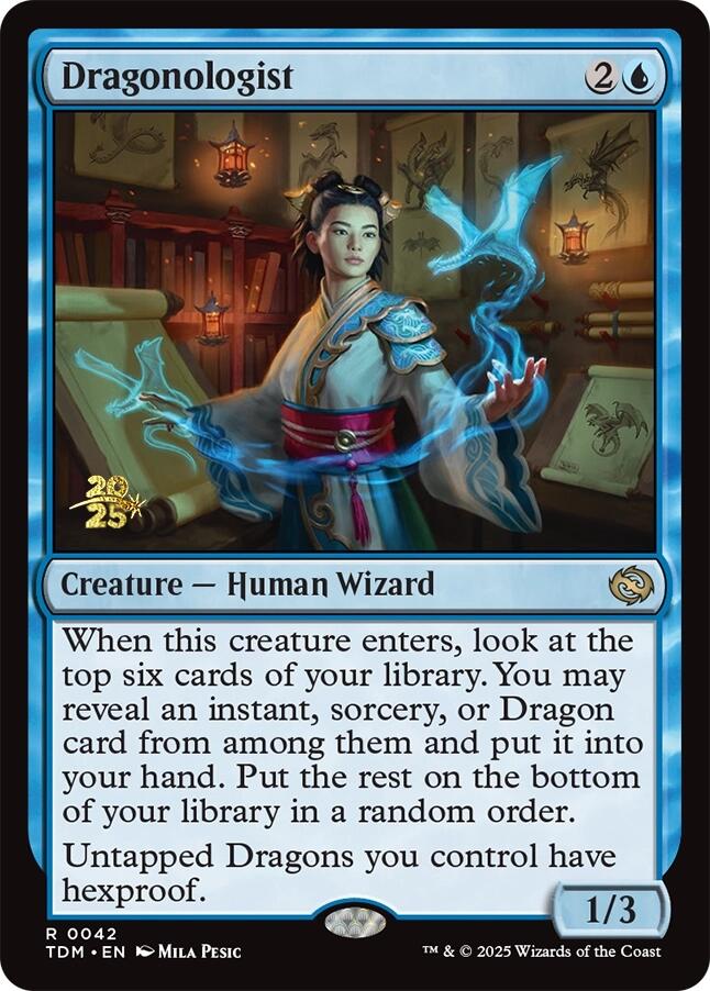 Dragonologist [Tarkir: Dragonstorm Prerelease Promos] MTG Single Magic: The Gathering | Red Claw Gaming