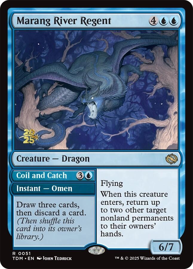 Marang River Regent [Tarkir: Dragonstorm Prerelease Promos] MTG Single Magic: The Gathering | Red Claw Gaming