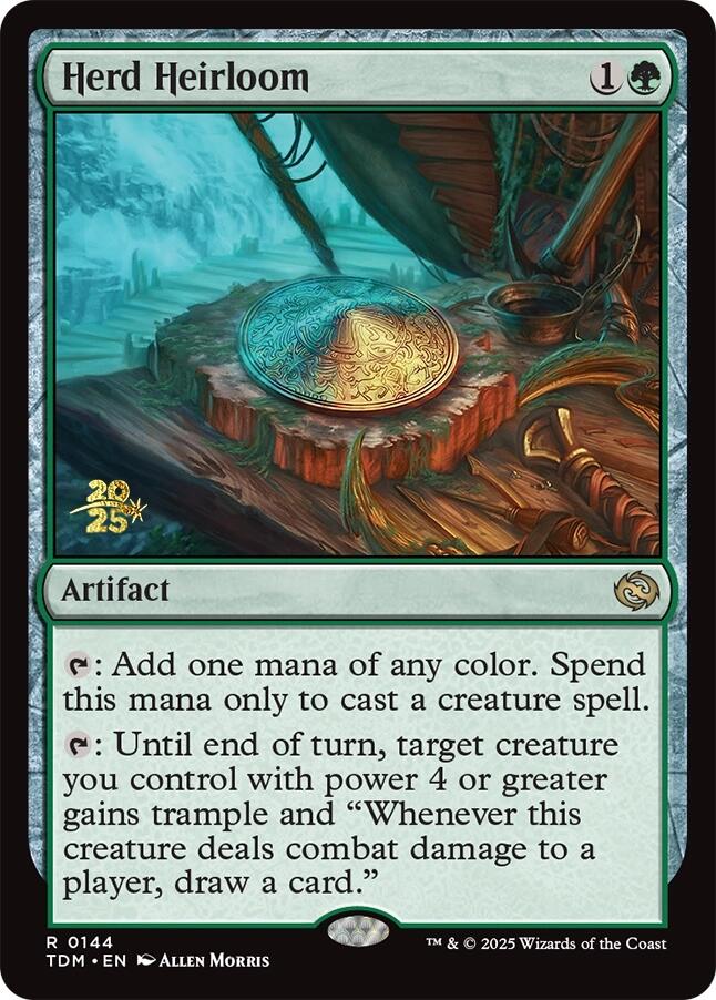 Herd Heirloom [Tarkir: Dragonstorm Prerelease Promos] MTG Single Magic: The Gathering | Red Claw Gaming