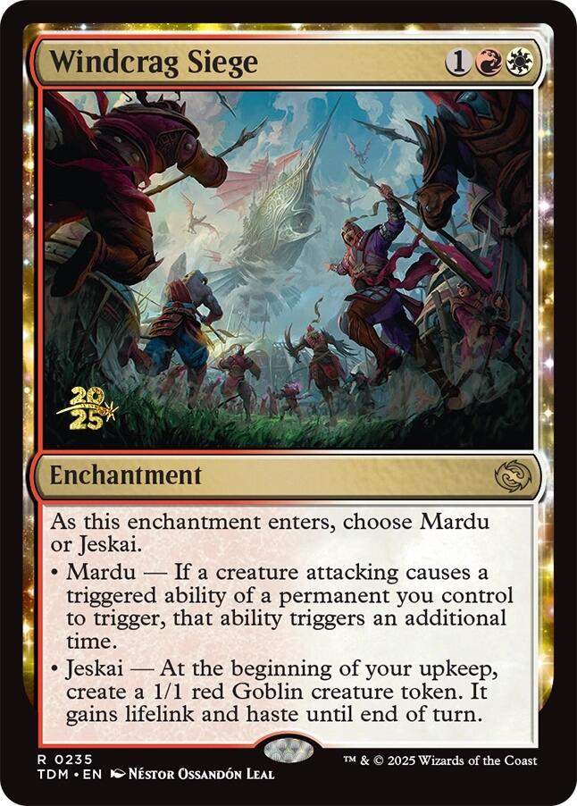 Windcrag Siege [Tarkir: Dragonstorm Prerelease Cards] MTG Single Magic: The Gathering | Red Claw Gaming