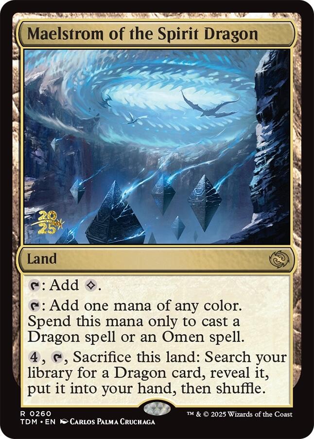 Maelstrom of the Spirit Dragon [Tarkir: Dragonstorm Prerelease Promos] MTG Single Magic: The Gathering | Red Claw Gaming