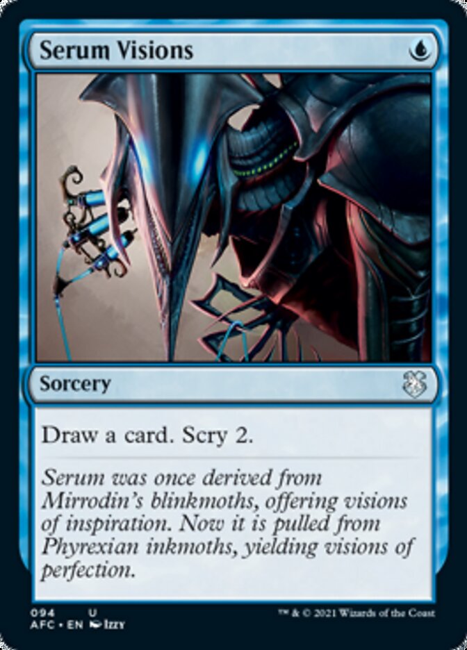 Serum Visions [Dungeons & Dragons: Adventures in the Forgotten Realms Commander] MTG Single Magic: The Gathering | Red Claw Gaming