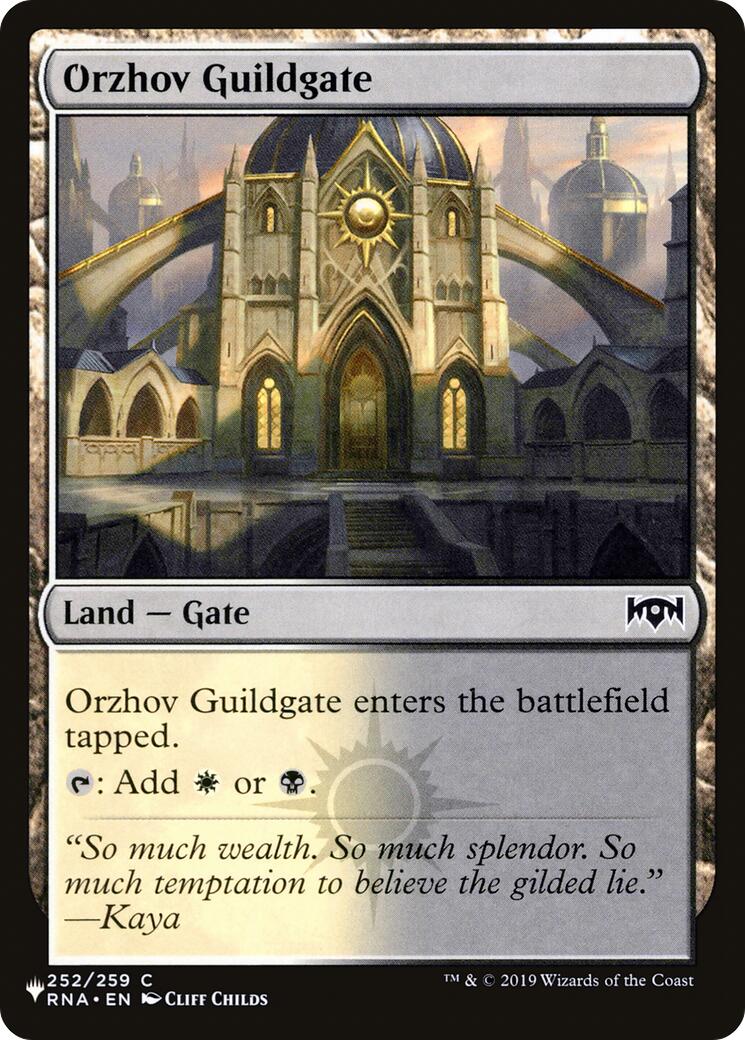 Orzhov Guildgate [The List] MTG Single Magic: The Gathering | Red Claw Gaming