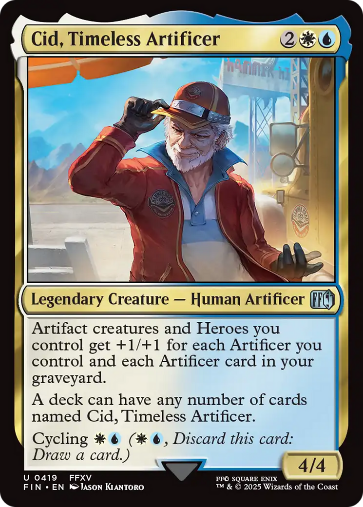 Cid, Timeless Artificer (0419) [FINAL FANTASY] MTG Single Magic: The Gathering | Red Claw Gaming