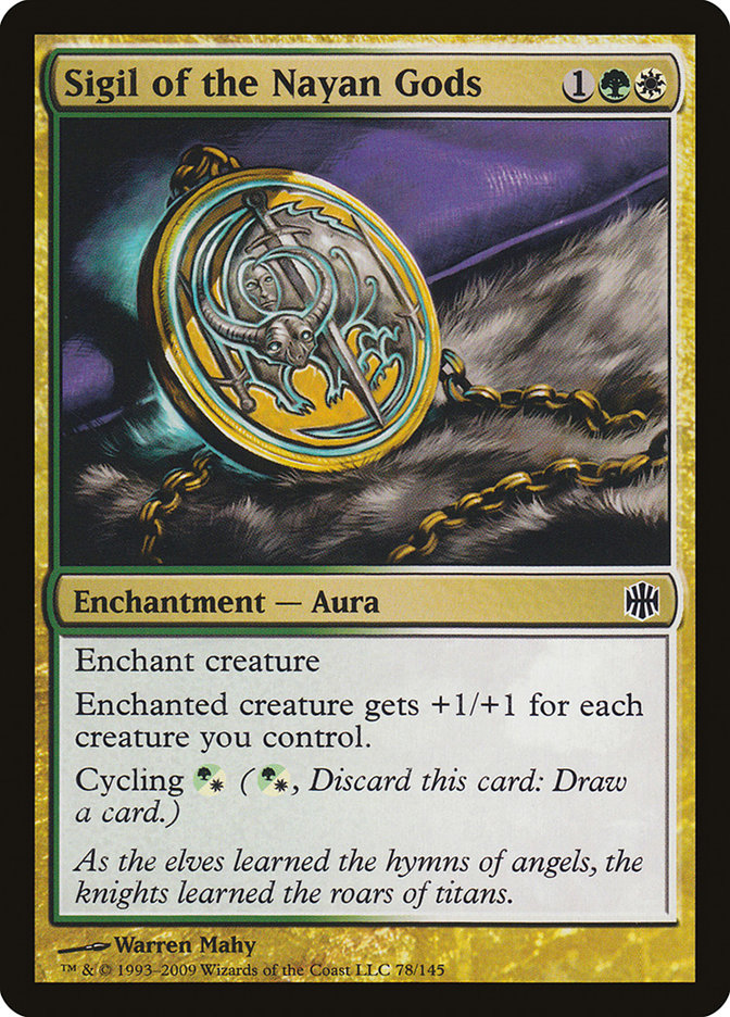 Sigil of the Nayan Gods [Alara Reborn] MTG Single Magic: The Gathering | Red Claw Gaming