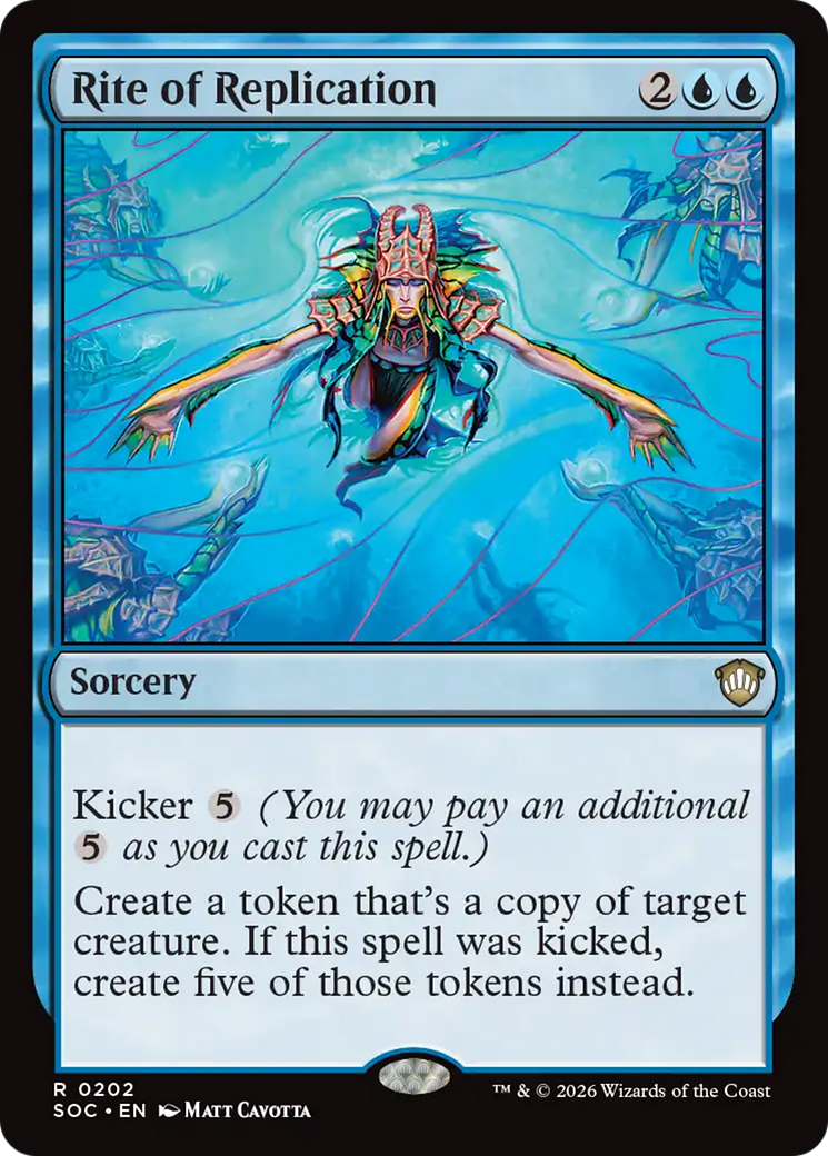 Rite of Replication [Secrets of Strixhaven Commander] MTG Single Magic: The Gathering | Red Claw Gaming