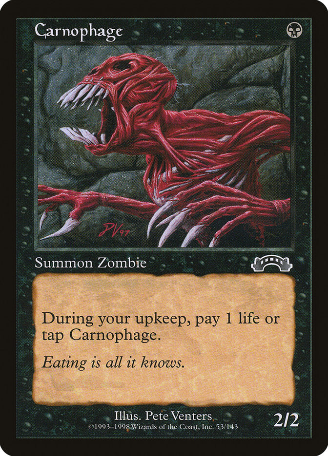 Carnophage [Exodus] MTG Single Magic: The Gathering | Red Claw Gaming