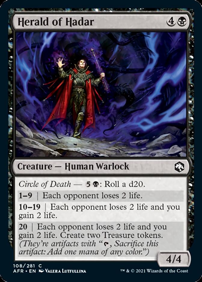 Herald of Hadar [Dungeons & Dragons: Adventures in the Forgotten Realms] MTG Single Magic: The Gathering | Red Claw Gaming