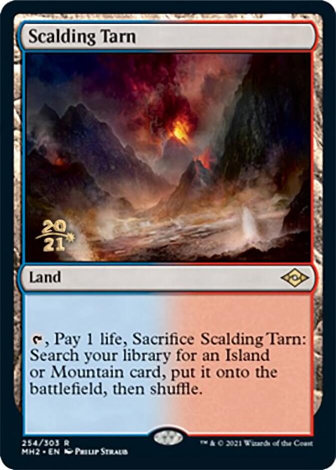 Scalding Tarn [Modern Horizons 2 Prerelease Promos] MTG Single Magic: The Gathering | Red Claw Gaming