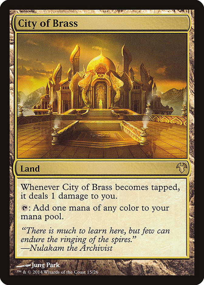 City of Brass [Modern Event Deck 2014] MTG Single Magic: The Gathering | Red Claw Gaming