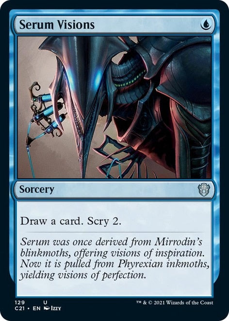 Serum Visions [Commander 2021] MTG Single Magic: The Gathering | Red Claw Gaming