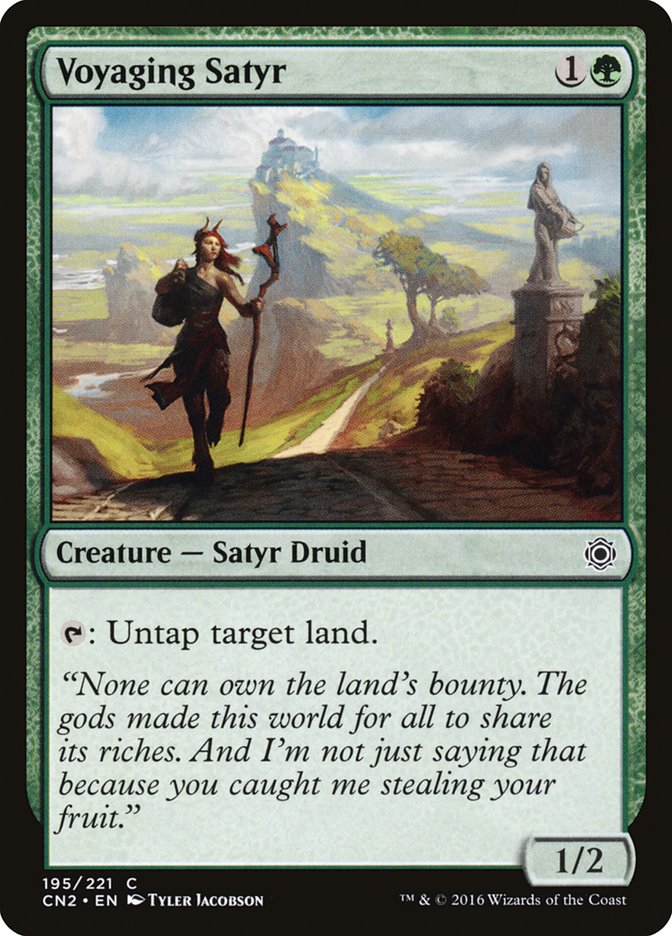 Voyaging Satyr [Conspiracy: Take the Crown] MTG Single Magic: The Gathering | Red Claw Gaming