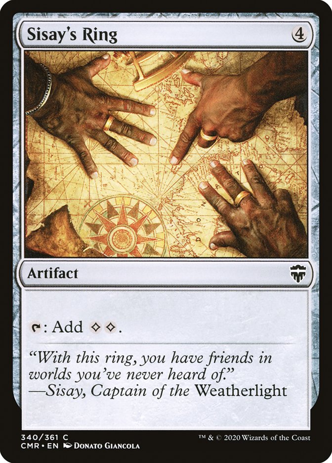 Sisay's Ring [Commander Legends] MTG Single Magic: The Gathering | Red Claw Gaming