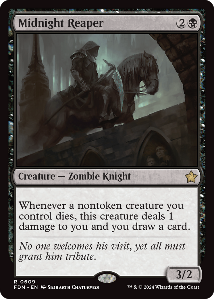 Midnight Reaper [Foundations] MTG Single Magic: The Gathering | Red Claw Gaming