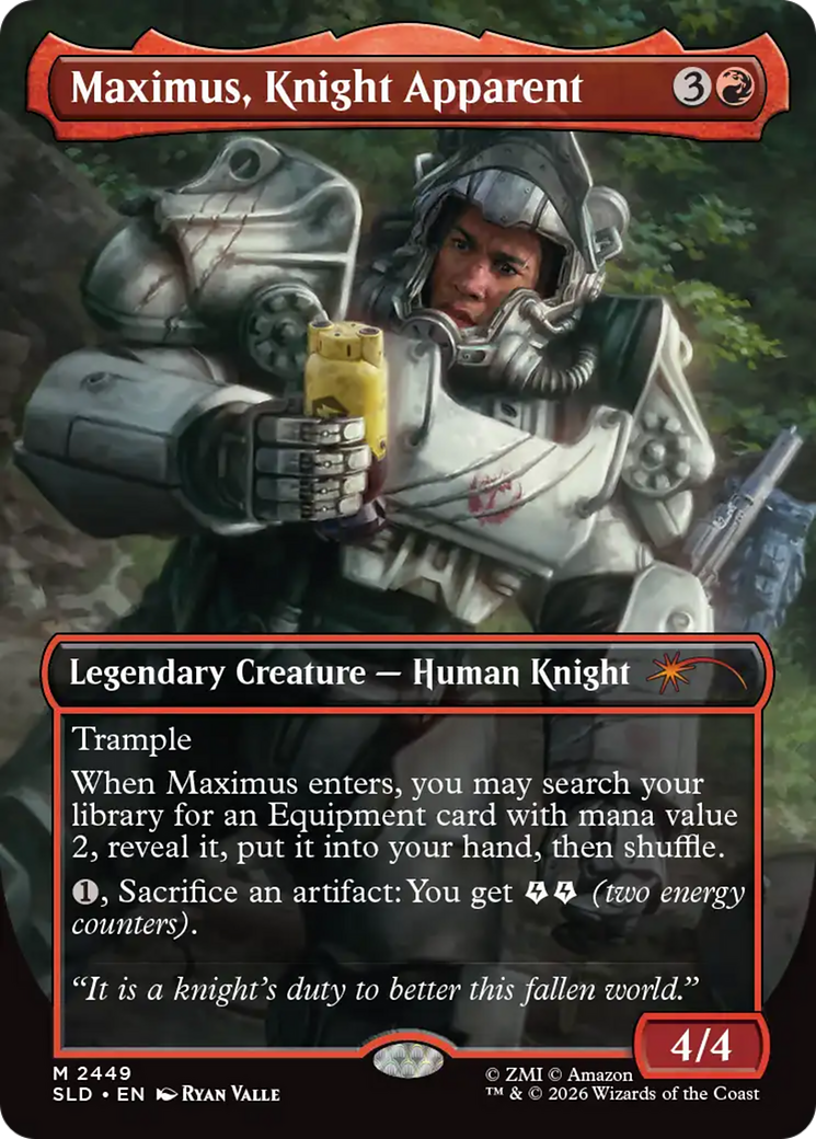 Maximus, Knight Apparent [Secret Lair Drop Series] MTG Single Magic: The Gathering | Red Claw Gaming