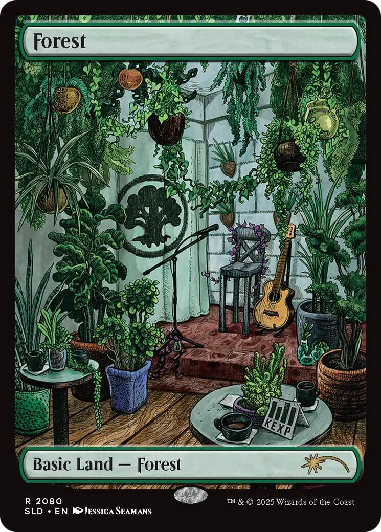 Forest (2080) [Secret Lair Drop Series] MTG Single Magic: The Gathering | Red Claw Gaming