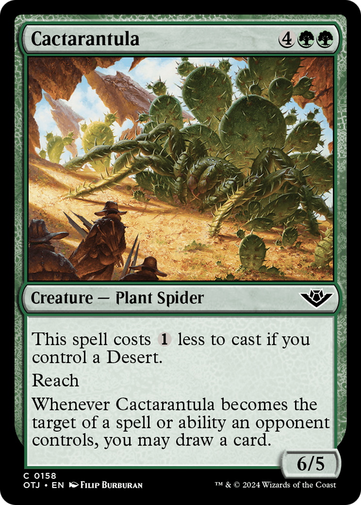 Cactarantula [Outlaws of Thunder Junction] MTG Single Magic: The Gathering    | Red Claw Gaming