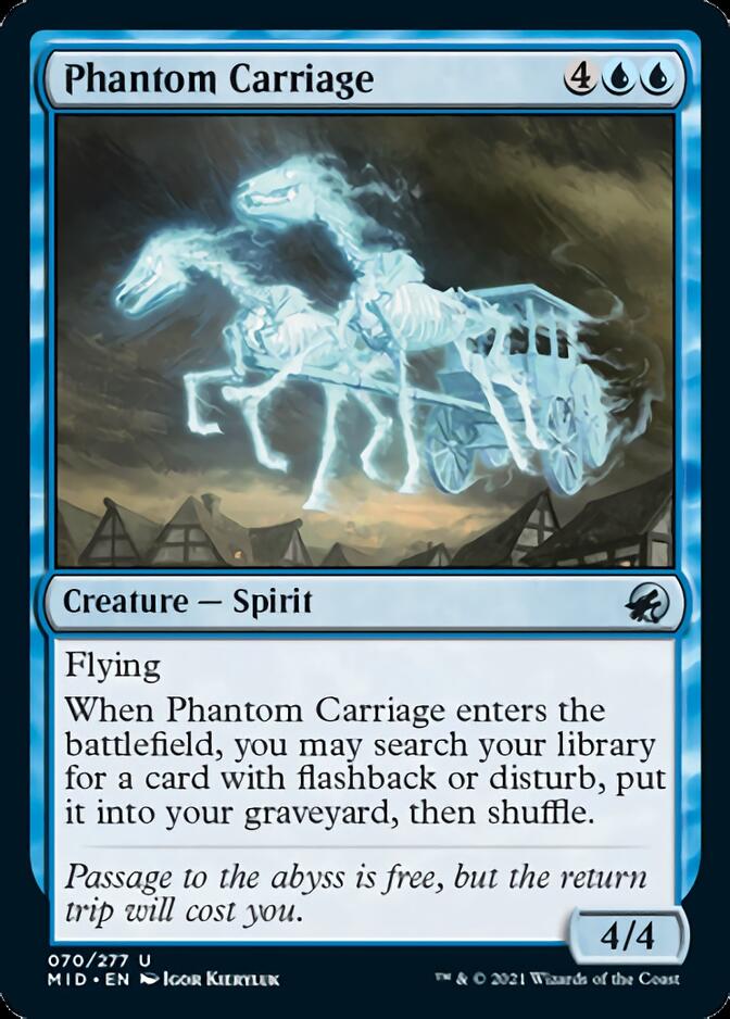 Phantom Carriage [Innistrad: Midnight Hunt] MTG Single Magic: The Gathering | Red Claw Gaming