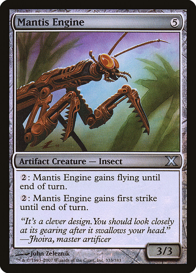 Mantis Engine (Premium Foil) [Tenth Edition] MTG Single Magic: The Gathering | Red Claw Gaming