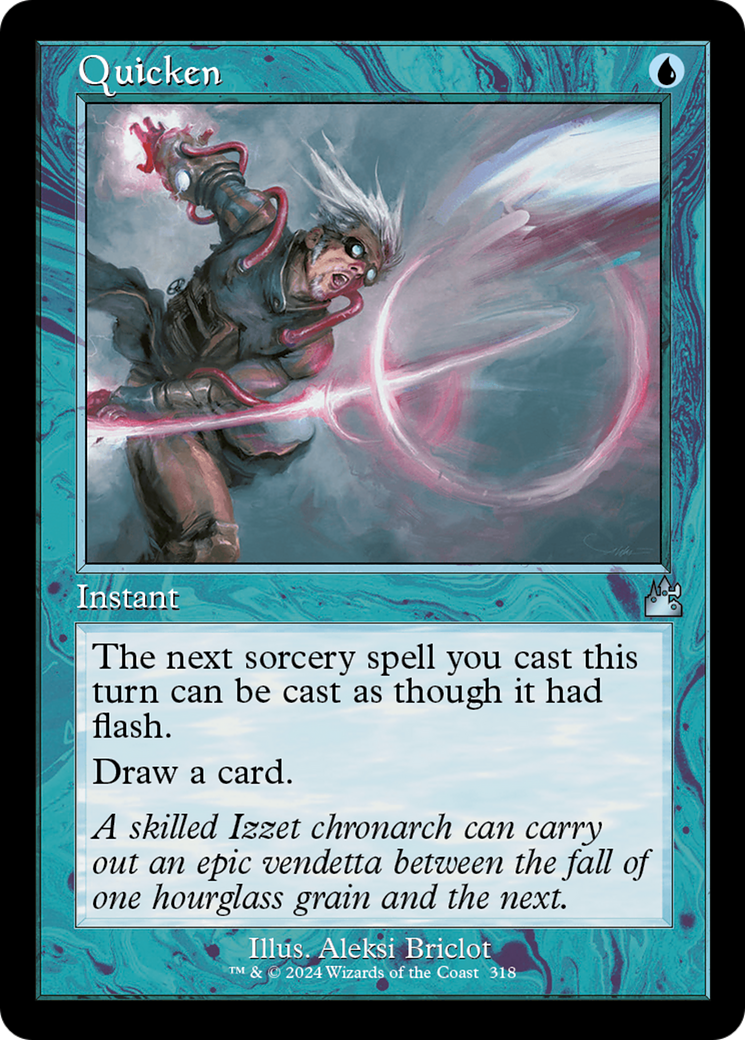 Quicken (Retro Frame) [Ravnica Remastered] MTG Single Magic: The Gathering | Red Claw Gaming