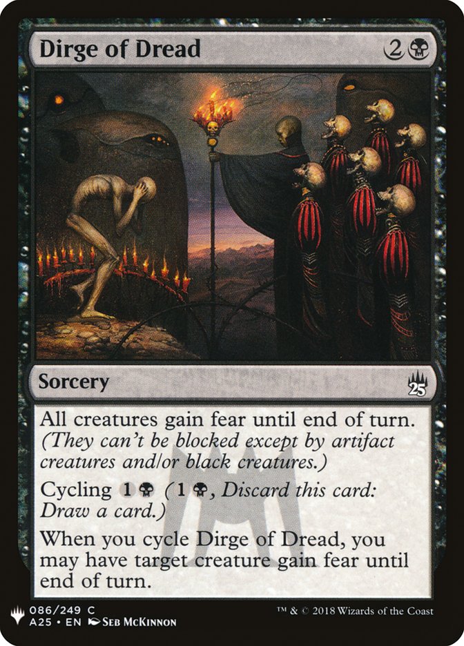 Dirge of Dread [Mystery Booster] MTG Single Magic: The Gathering | Red Claw Gaming