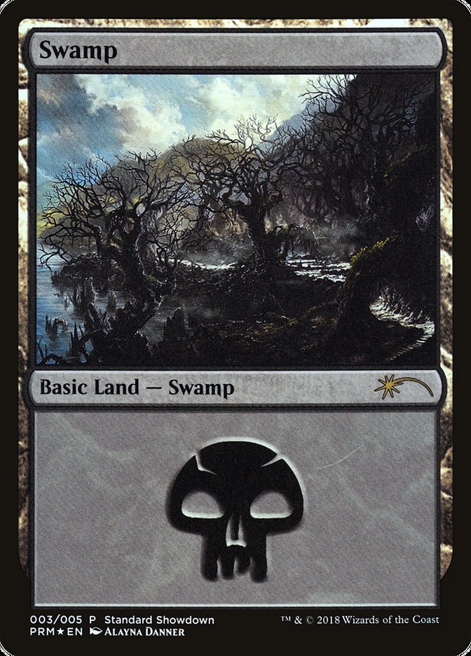 Swamp (Alayna Danner) [Standard Showdown Promos] MTG Single Magic: The Gathering | Red Claw Gaming