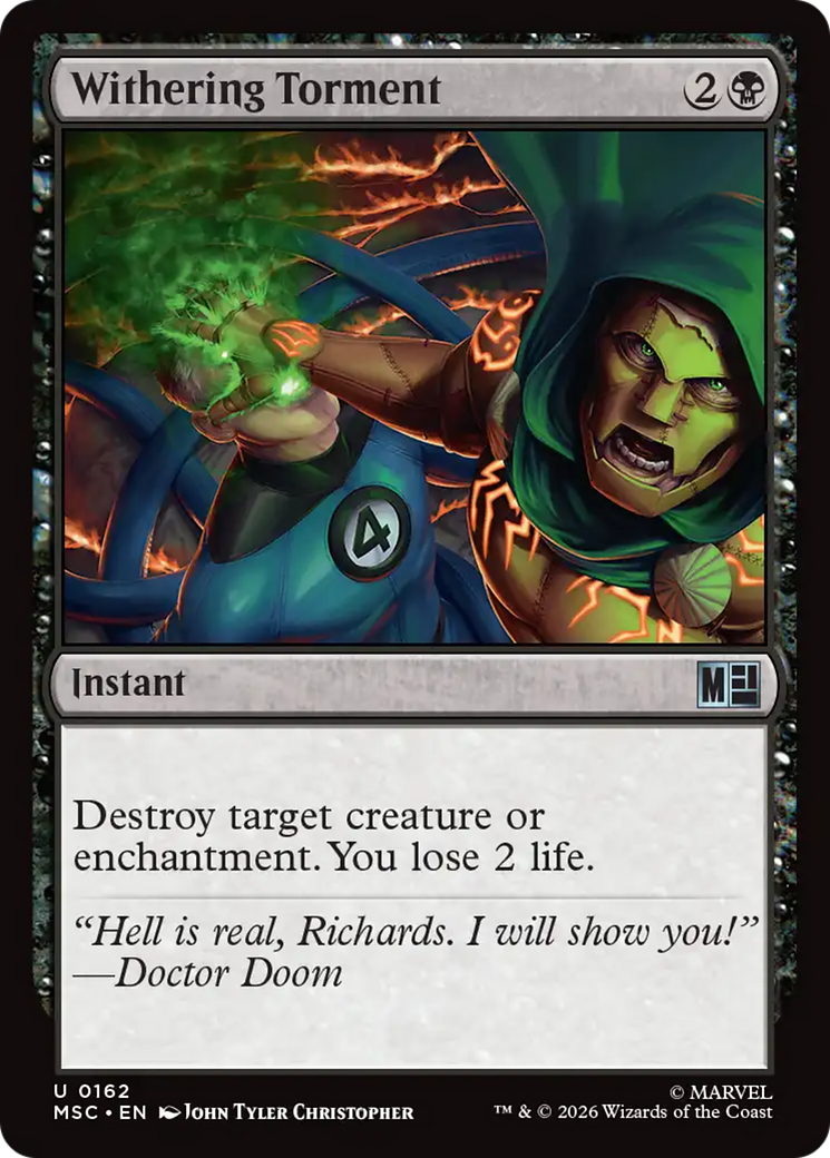 Withering Torment [Marvel Super Heroes Commander] MTG Single Magic: The Gathering | Red Claw Gaming