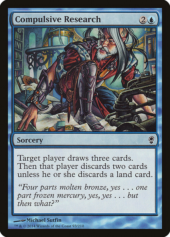 Compulsive Research [Conspiracy] MTG Single Magic: The Gathering | Red Claw Gaming