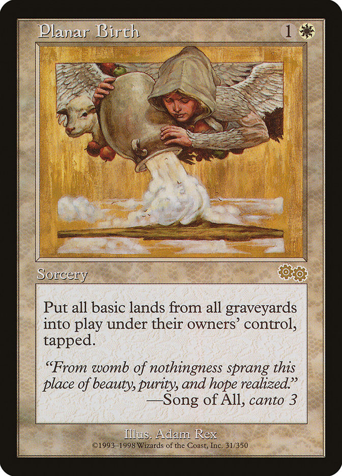 Planar Birth [Urza's Saga] MTG Single Magic: The Gathering | Red Claw Gaming