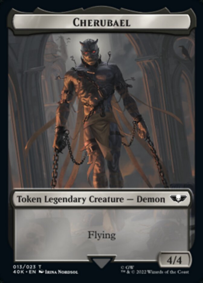 Astartes Warrior (001) // Cherubael Double-Sided Token [Warhammer 40,000 Tokens] MTG Single Magic: The Gathering | Red Claw Gaming