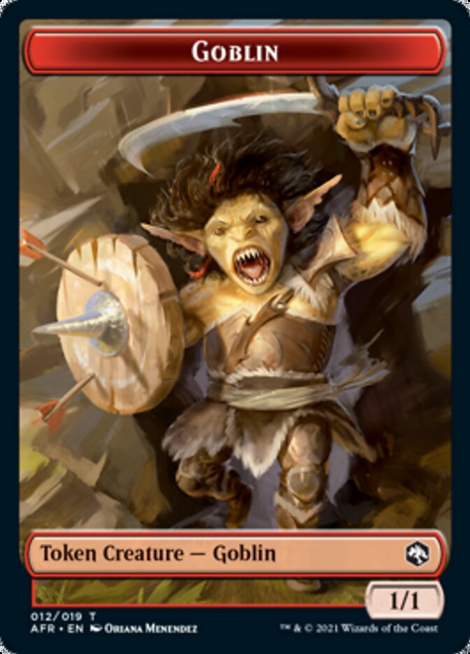 Dungeon of the Mad Mage // Goblin Double-Sided Token [Dungeons & Dragons: Adventures in the Forgotten Realms Tokens] MTG Single Magic: The Gathering    | Red Claw Gaming