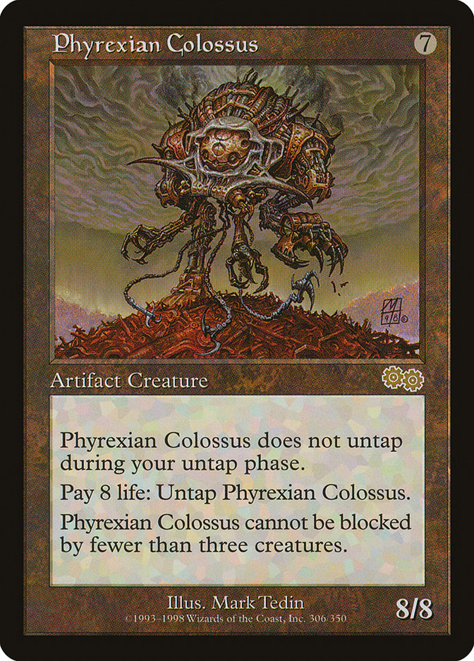 Phyrexian Colossus [Urza's Saga] MTG Single Magic: The Gathering | Red Claw Gaming