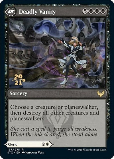 Selfless Glyphweaver // Deadly Vanity [Strixhaven: School of Mages Prerelease Promos] MTG Single Magic: The Gathering | Red Claw Gaming