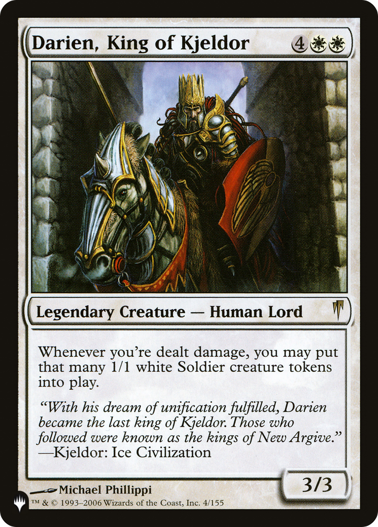 Darien, King of Kjeldor [The List] MTG Single Magic: The Gathering | Red Claw Gaming