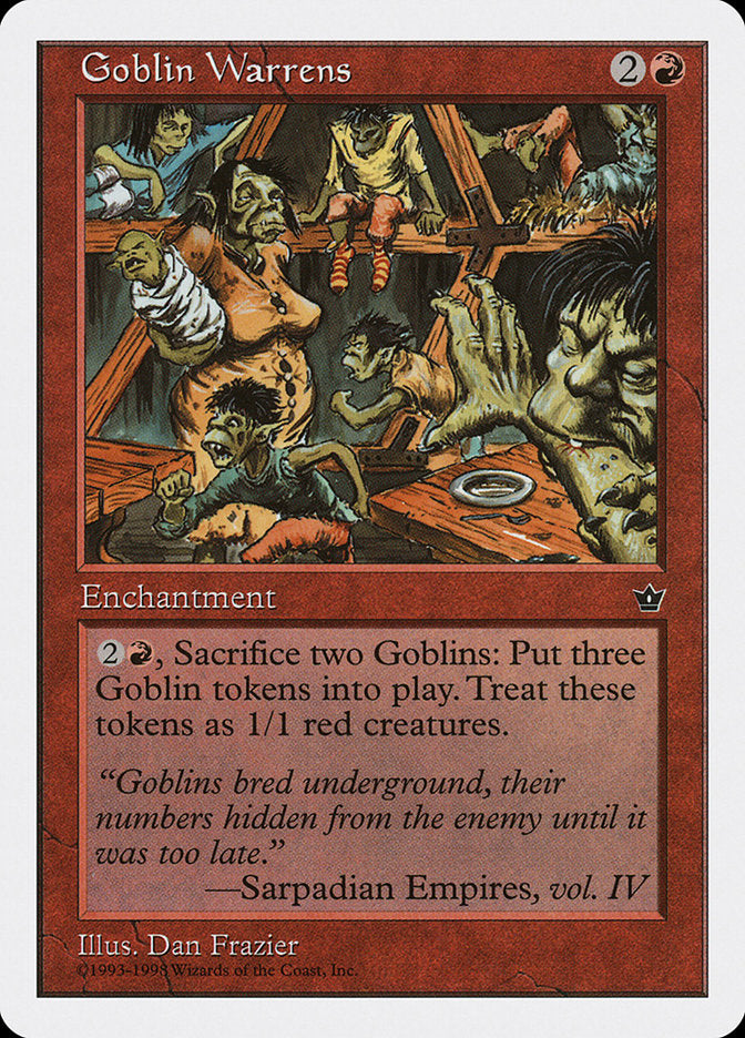 Goblin Warrens [Anthologies] MTG Single Magic: The Gathering | Red Claw Gaming